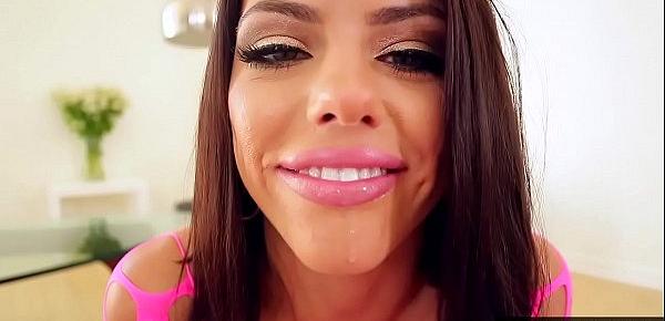  Adriana Chechik received airborne cumshot after some deepthroat